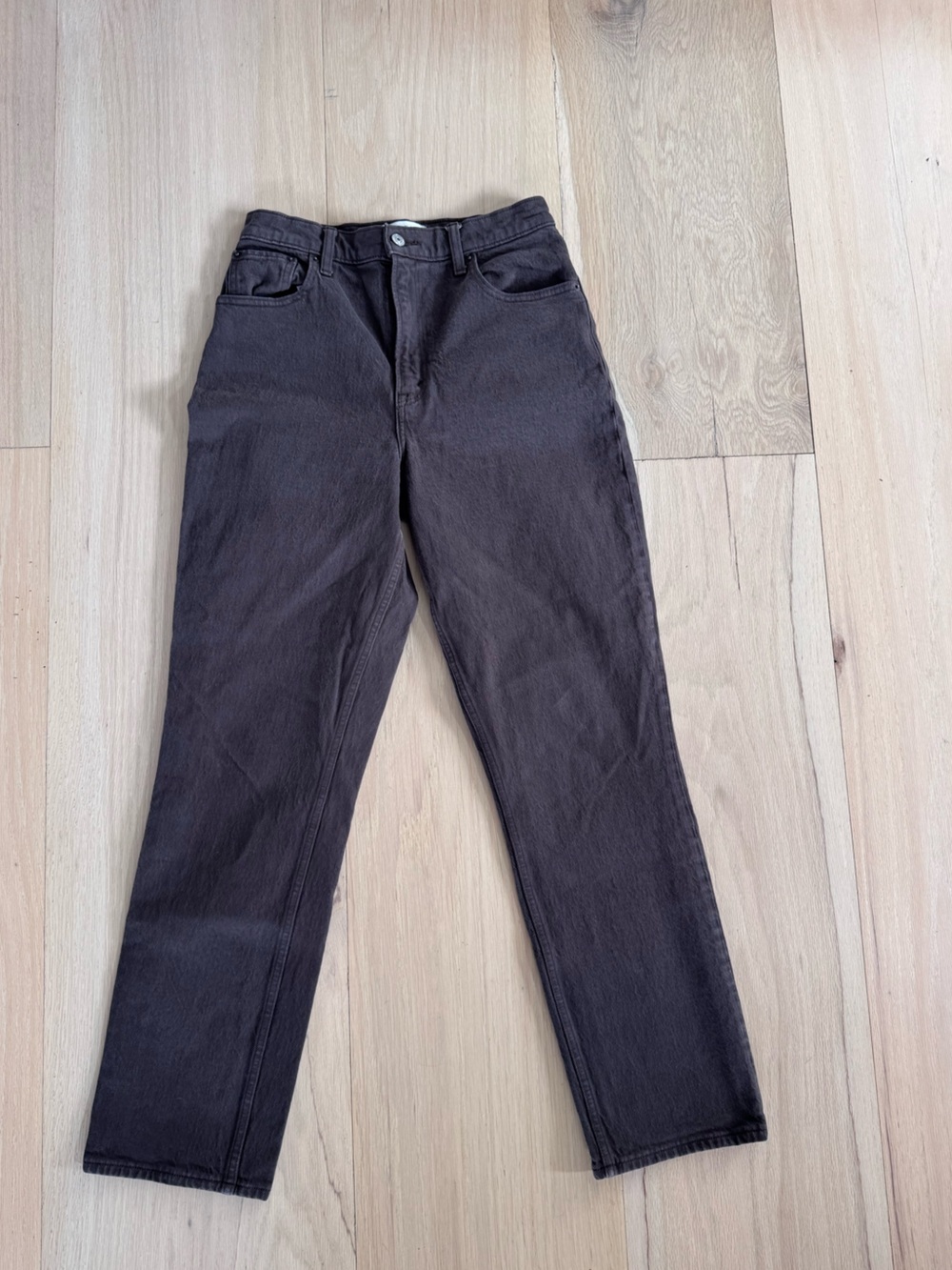 Abercrombie & Fitch Curve Love The ‘90s Straight Ultra High Rise Jeans Size 27